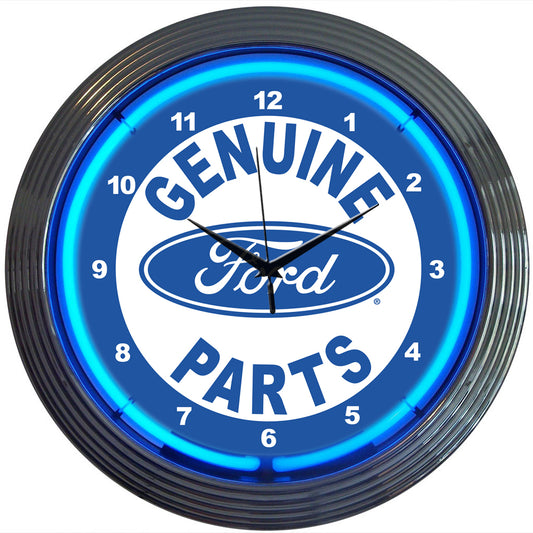 Ford Genuine Parts Neon Clock