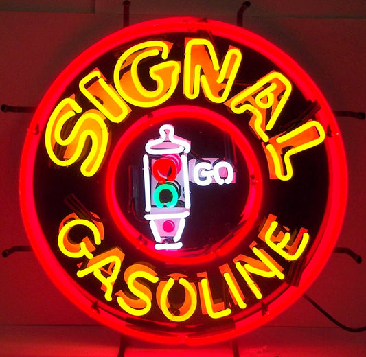 Signal Gasoline Neon Sign