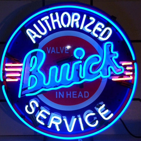 Authorized Buick Service Neon Sign