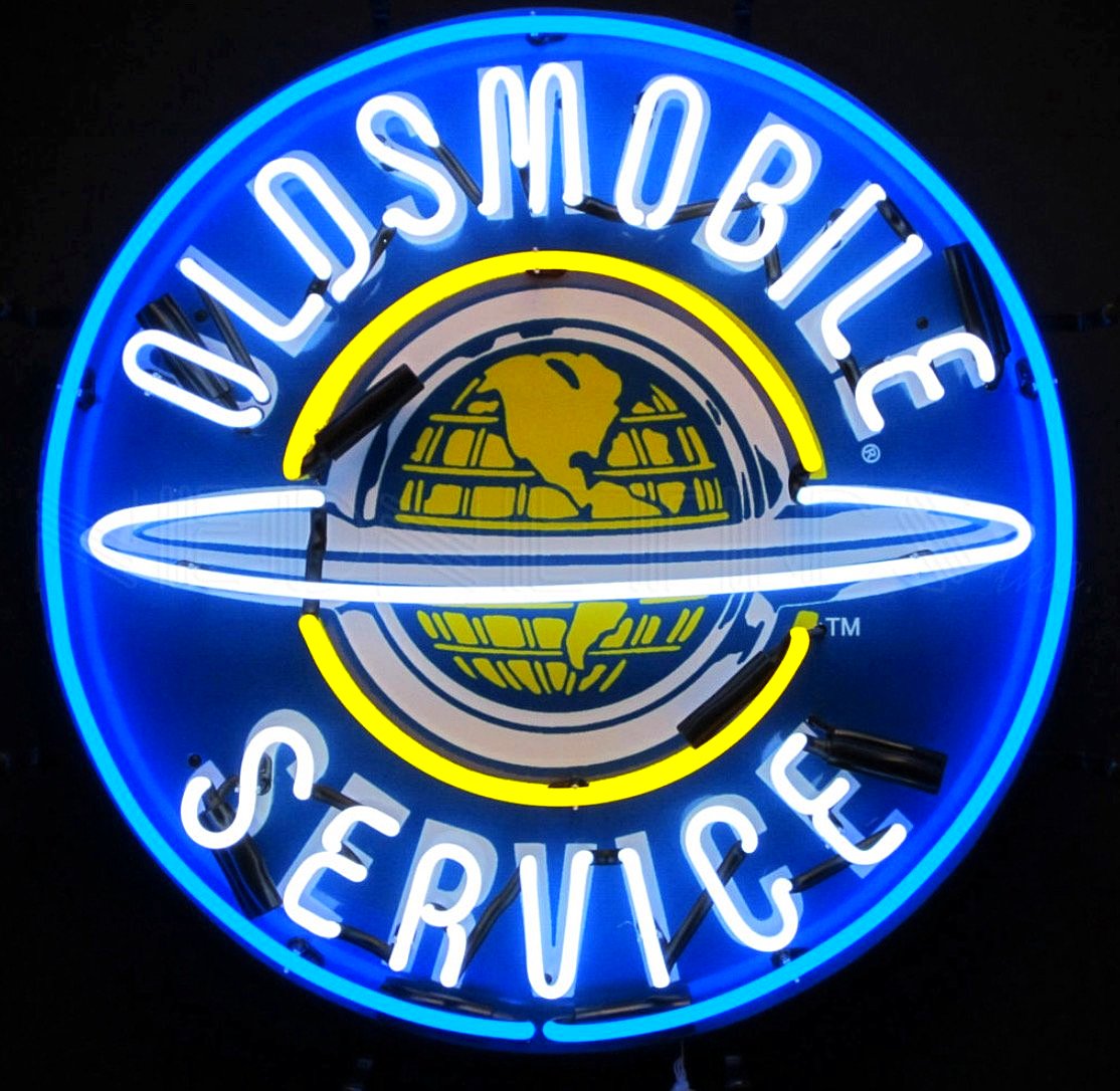 Oldsmobile Service Neon Sign