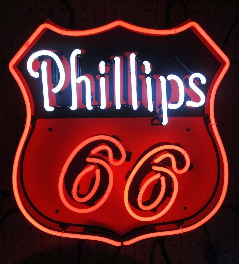 Phillips 66 Neon Sign