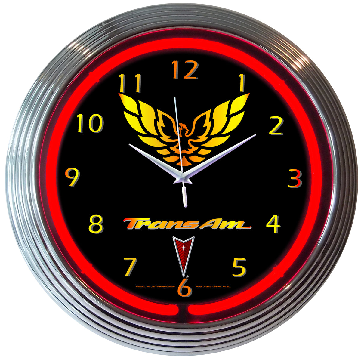 Pontiac Trans Am Neon Clock