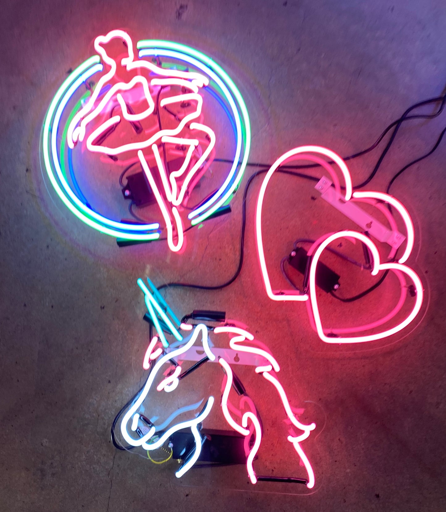 Unicorn Neon with Acrylic Panel